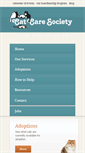 Mobile Screenshot of catcaresociety.org